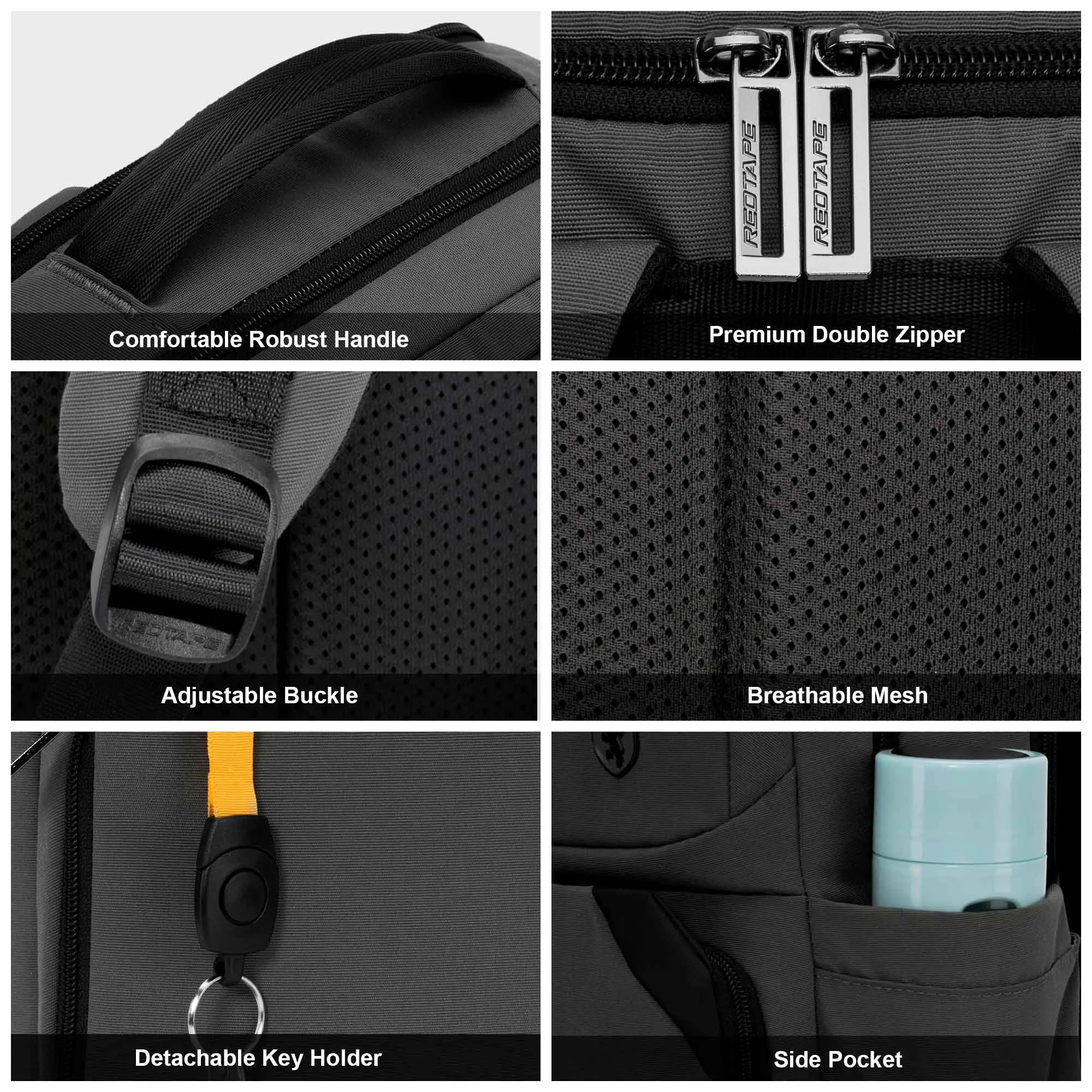 Red Tape 16 Inch Laptop Backpack for Men & Women | Premium Quality, Detailed Organiser, Large Compartments, Ideal Bag for Office & Business Travel