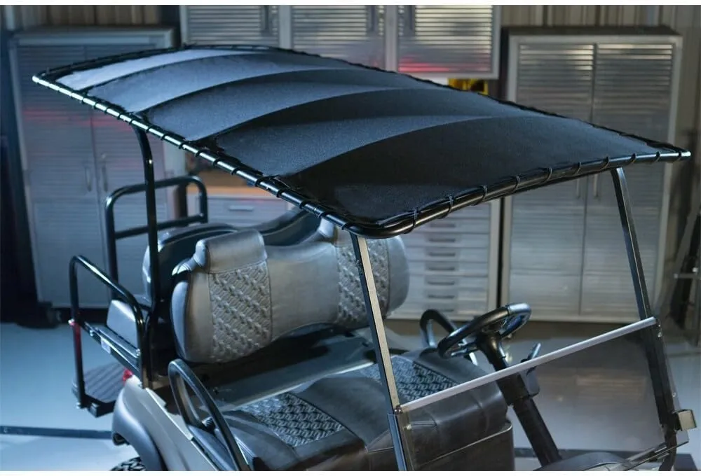 RedDot Topsail Canvas Golf Cart Canopy Top | 84 Inch Bimini Style Top | Easy Installation with Universal Fit | Compatible with Club Car, EZGO, Yamaha Golf Cart Models (Mounting Kit Sold Separately)