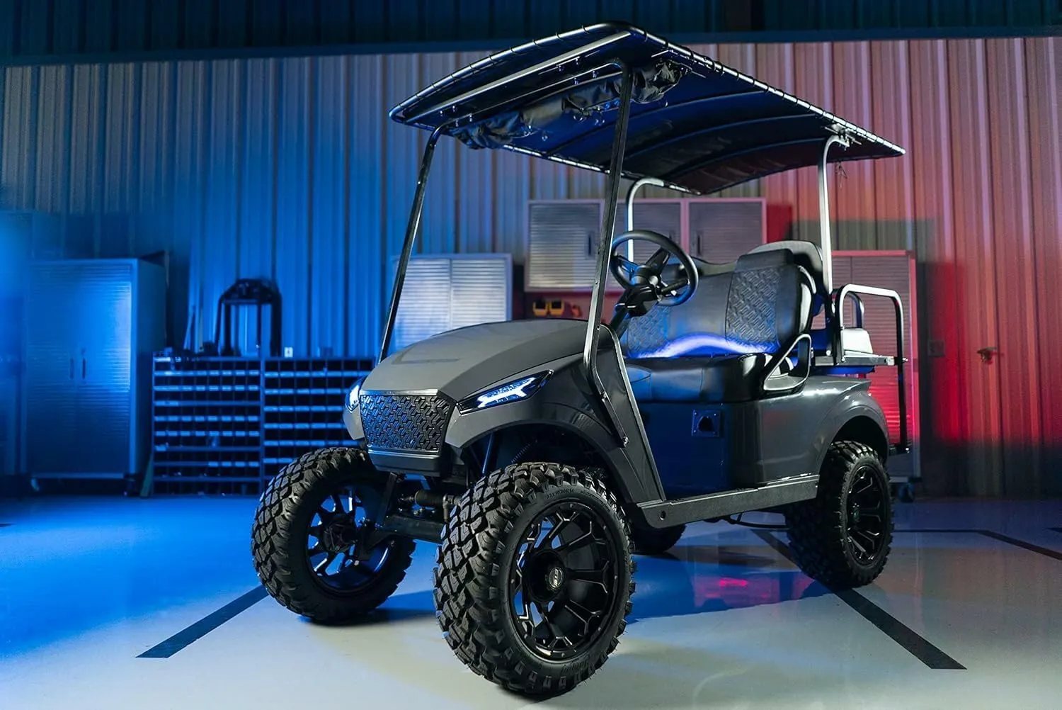 RedDot Topsail Canvas Golf Cart Canopy Top | 84 Inch Bimini Style Top | Easy Installation with Universal Fit | Compatible with Club Car, EZGO, Yamaha Golf Cart Models (Mounting Kit Sold Separately)