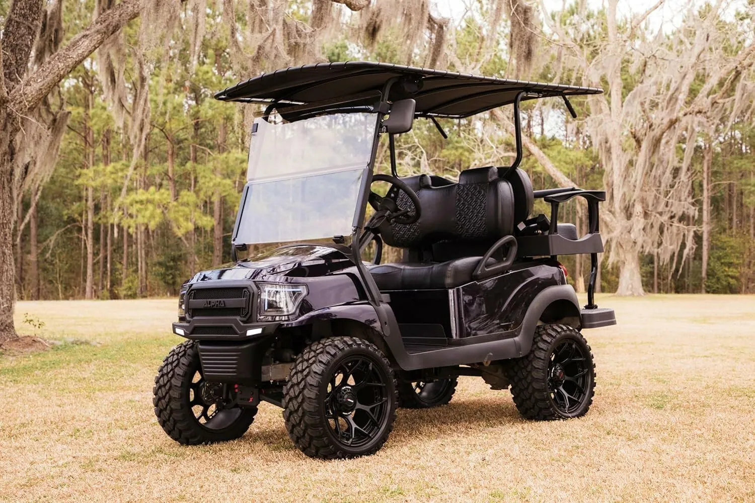RedDot Topsail Canvas Golf Cart Canopy Top | 84 Inch Bimini Style Top | Easy Installation with Universal Fit | Compatible with Club Car, EZGO, Yamaha Golf Cart Models (Mounting Kit Sold Separately)