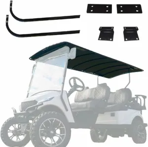 RedDot Topsail Canvas Golf Cart Sun Top Compatible with E-Z-GO TXT/T48/Freedom TXT 2001.5-Up | 120 Inch Bimini Style Top | Easy Installation | Includes Mounting Bracket and Rear Roof Support Kit