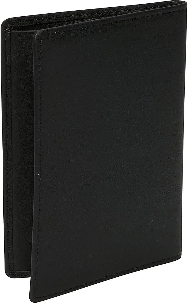 RFID Blocking Passport Travel Document Organizer in Leather, Tan 3, One Size