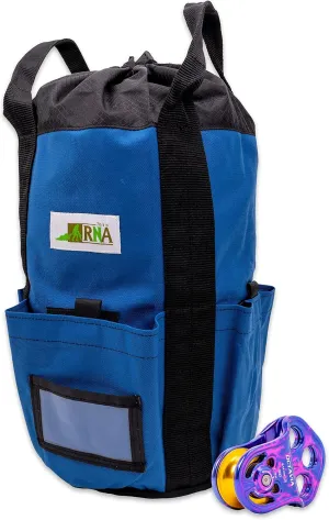 Rock-N-Rescue Arbor Rope Storage Bag 200 ft bundle w/Octavia Triple Attachment Pulley