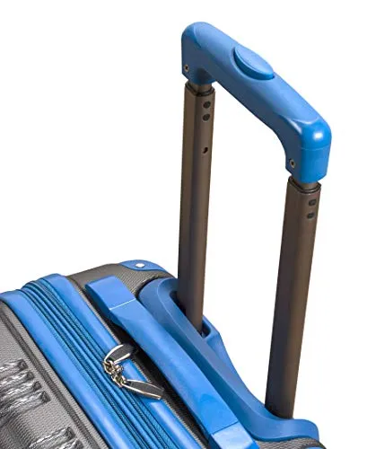 Rockland London Hardside Spinner Wheel Luggage, Two Tone Grey, Carry-On 20-Inch, London Hardside Spinner Wheel Luggage