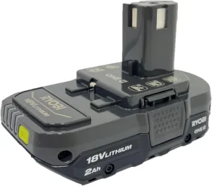 Ryobi P190 2.0 Amp Hour Compact 18V Lithium Ion Battery w/ Cold Weather Performance and (Charger Not Included / Battery Only)