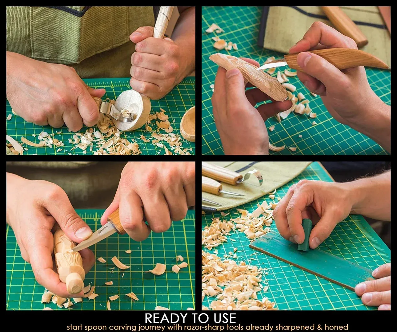 S17 - Extended Spoon and Whittle Knife Set