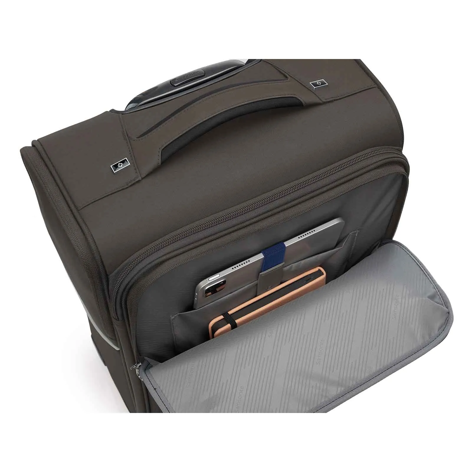 Samsonite 73H 55cm Suitcase Platinum Grey