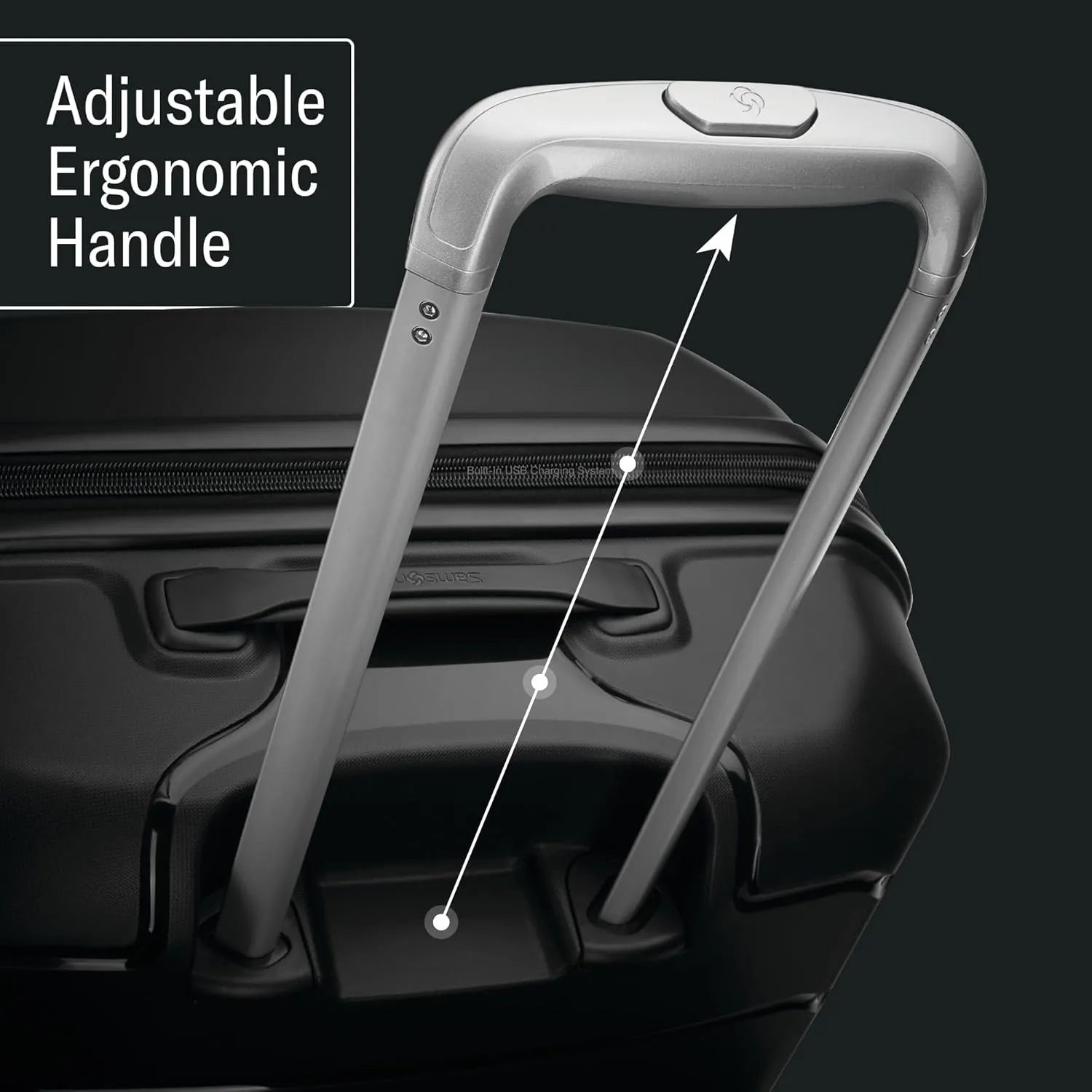 Samsonite Freeform 28-Inch Large Luggage with Dual 360° Spinner Wheels - Checked Suitcase - TSA Lock, Airline-Approved - Lightweight Durable Polypropylene Expandable Hardshell - White