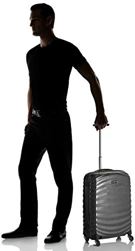 Samsonite Lite-Shock - Spinner S Hand Luggage, 55 cm, 36 Litre, Black (Black)