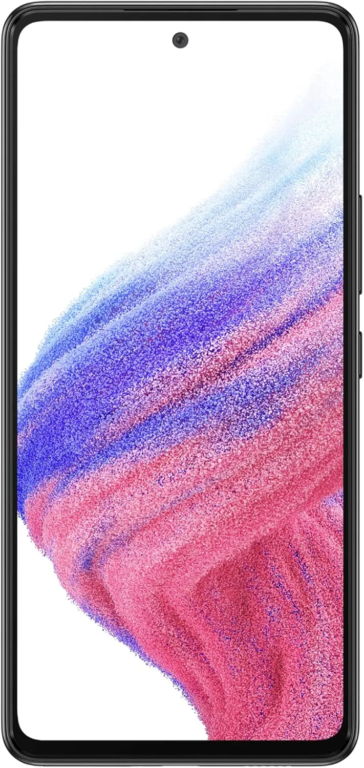 SAMSUNG Galaxy A53 5G (SM-A536E/DS) Dual SIM,128 GB 6GB RAM, Factory Unlocked GSM, International Version - No Warranty - (Awesome Black)