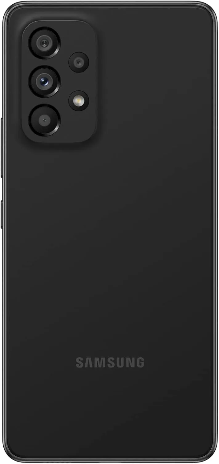SAMSUNG Galaxy A53 5G (SM-A536E/DS) Dual SIM,128 GB 6GB RAM, Factory Unlocked GSM, International Version - No Warranty - (Awesome Black)