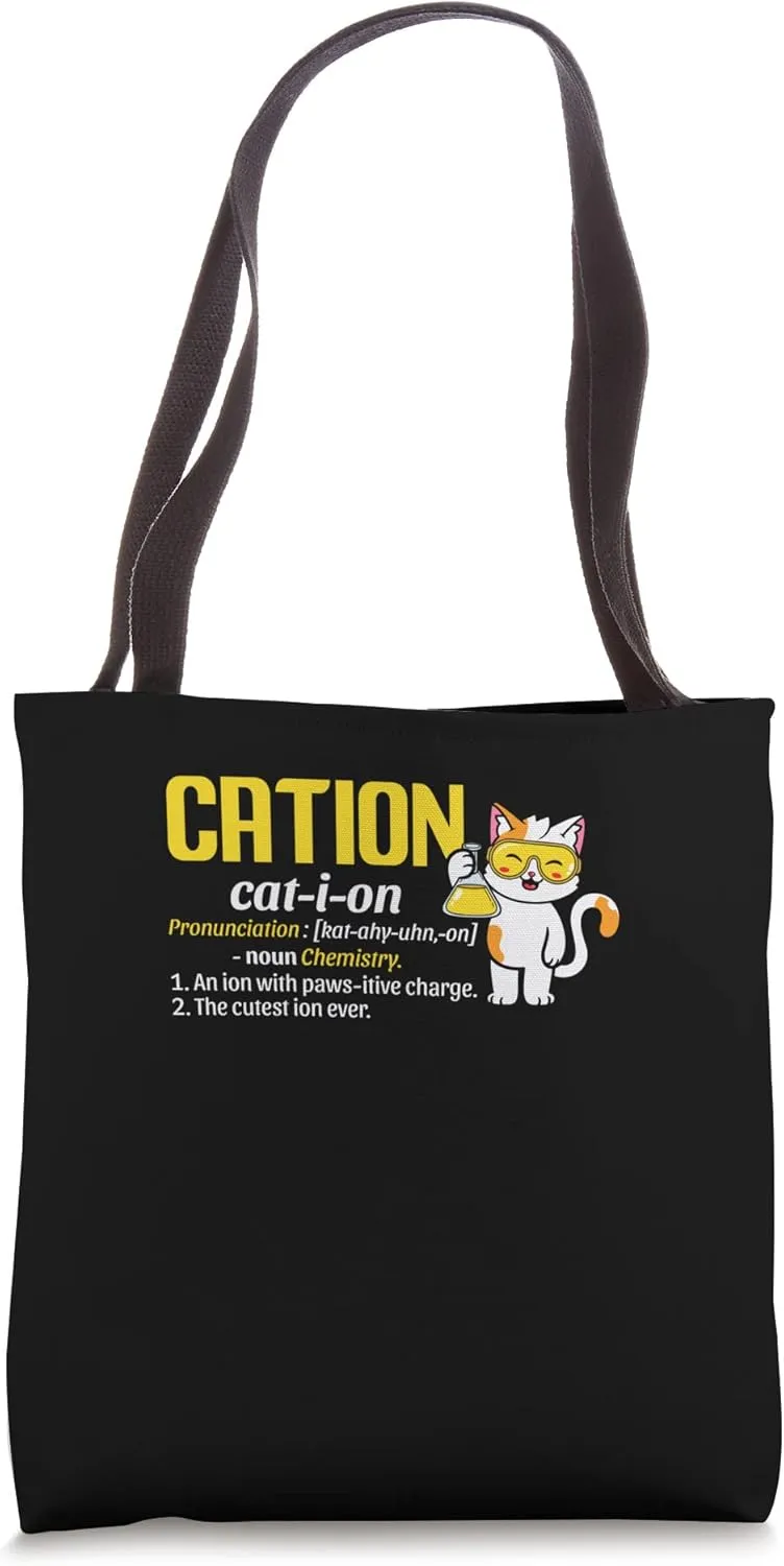 Science, Stem Cation Cat-Ion Stem Students Apparel Tote Bag