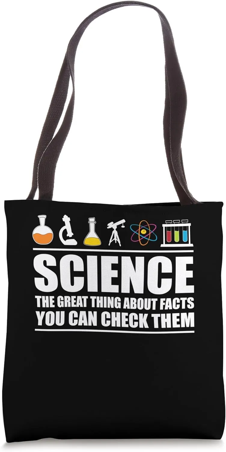 Scientist outfit adult great thing facts biology science Tote Bag