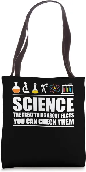 Scientist outfit adult great thing facts biology science Tote Bag