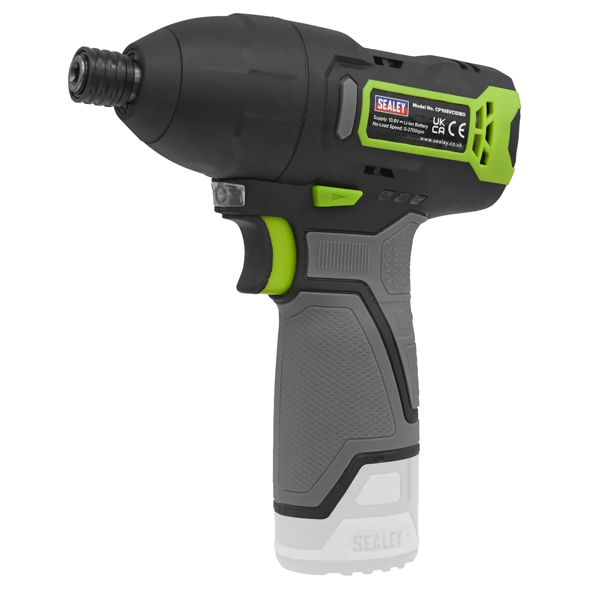 Sealey SV10.8 Series 1/4"Hex Drive Cordless Impact Driver Kit 10.8V 2Ah