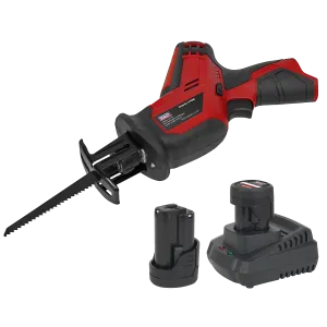 Sealey SV12 Series Cordless Reciprocating Saw Kit 12V - 2 Batteries