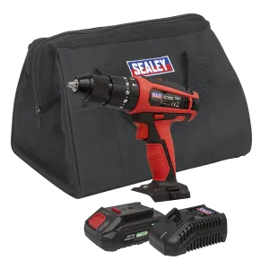 Sealey SV20 Series 13mm Cordless Combi Drill Kit 20V 2Ah