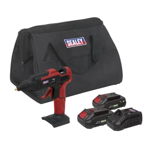 Sealey SV20 Series Cordless Glue Gun Kit 20V 2Ah