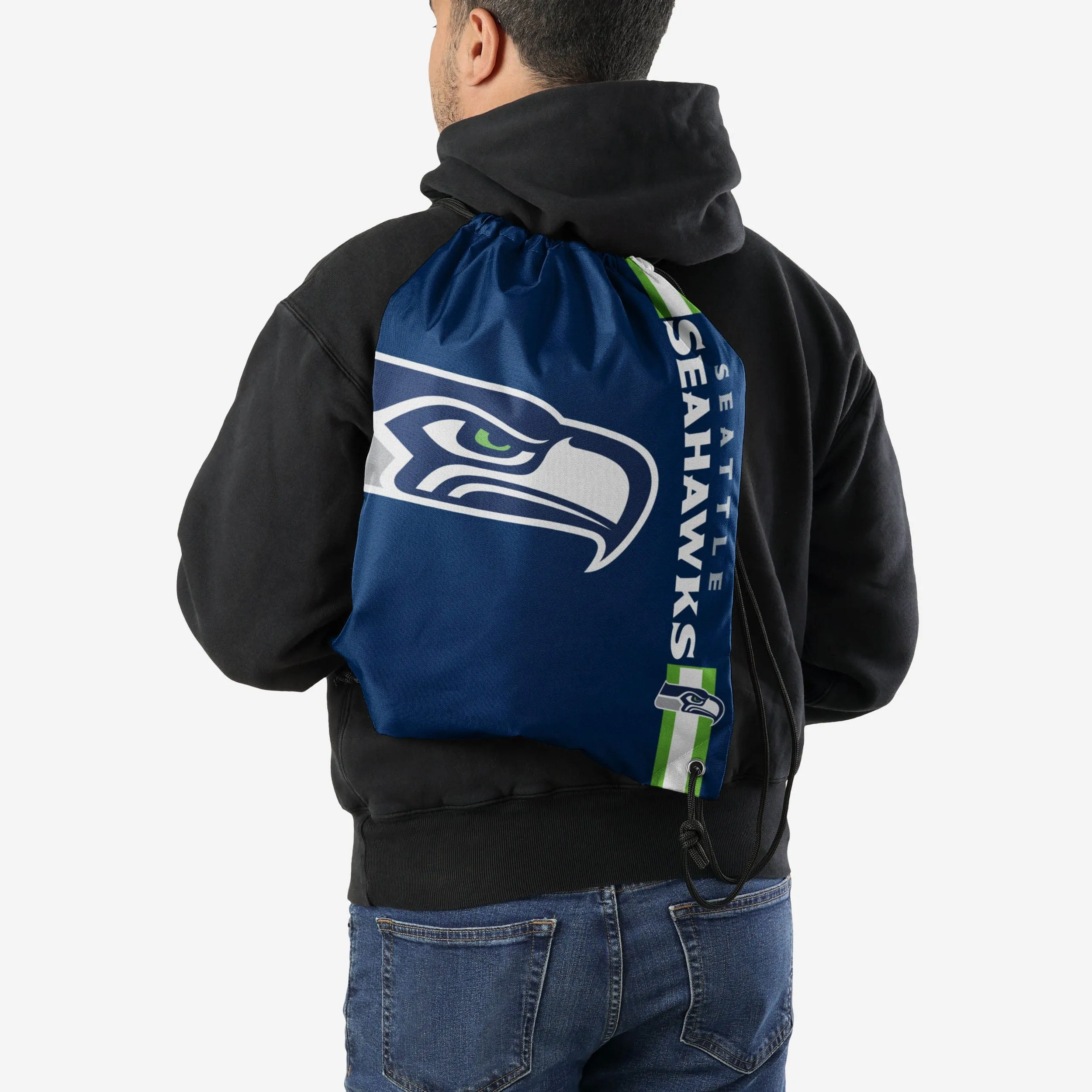 Seattle Seahawks Big Logo Drawstring Backpack
