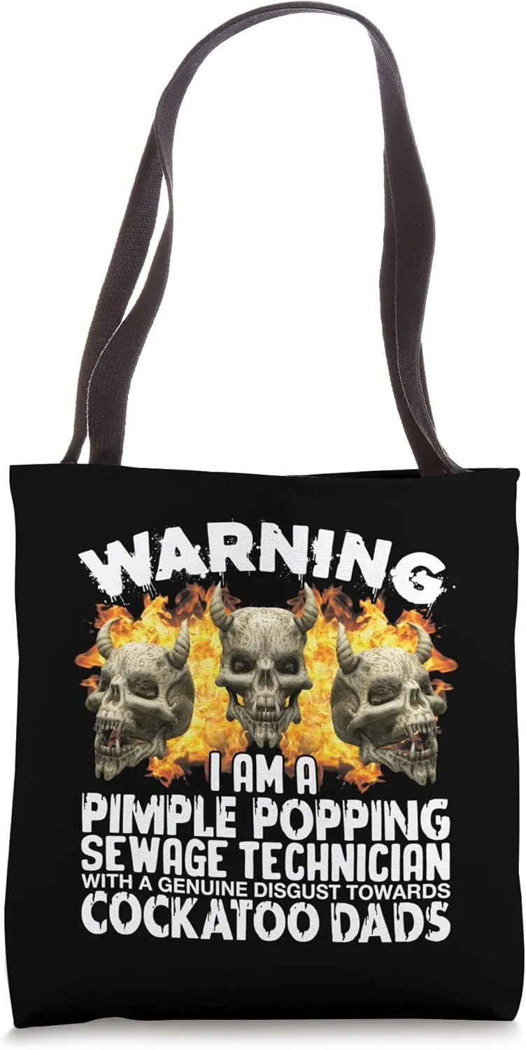 Sewage Technician Funny Oddly Specific Targeted Satire Weird Tote Bag