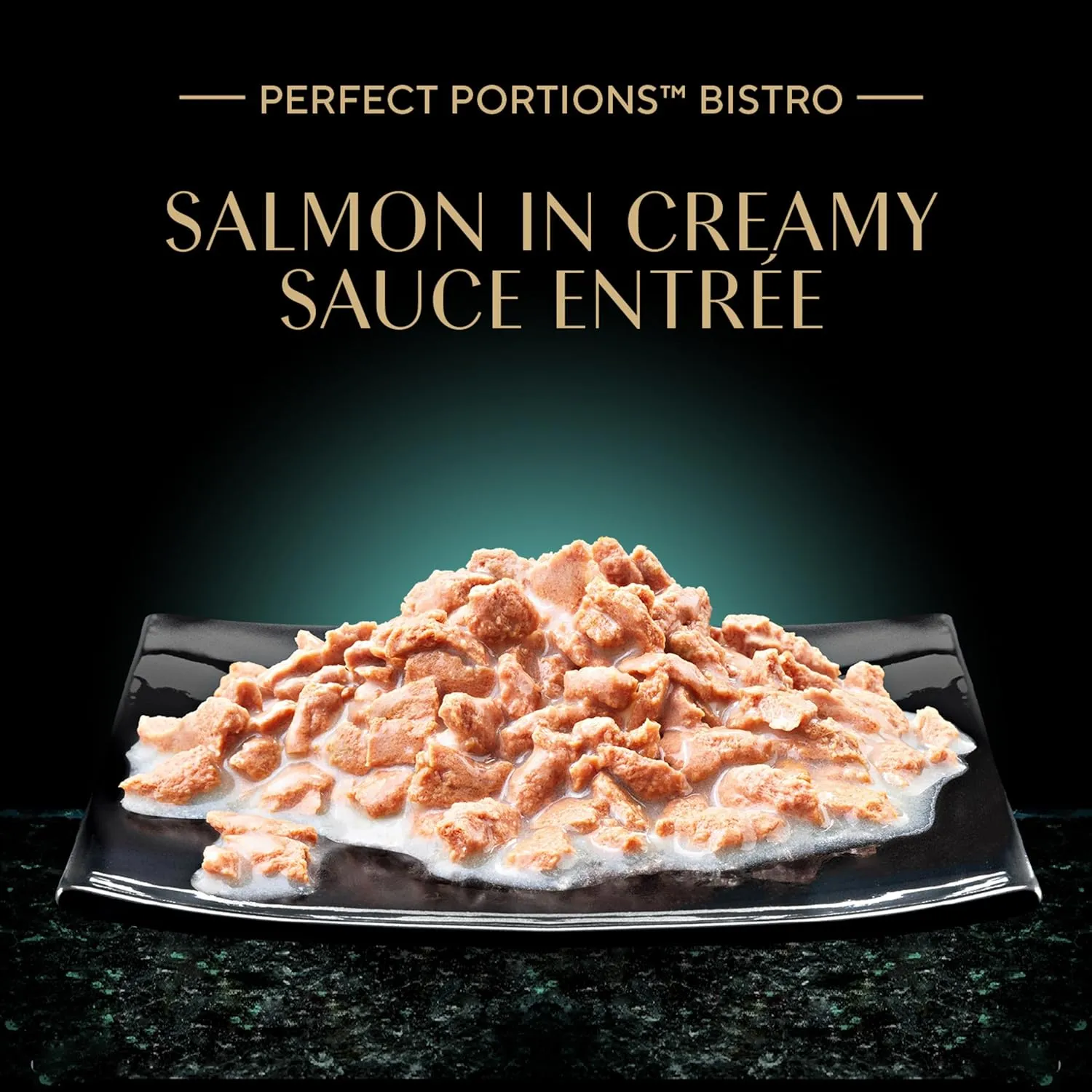 Sheba Perfect Portions Bistro Adult Wet Cat Food, Salmon in Creamy Sauce Entree, (24) 2.6 oz. Twin-Pack Trays