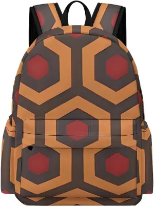 Shining Overlook Print Laptop Backpacks Casual Shoulder Bag Travel Daypack Fashion for Men Women