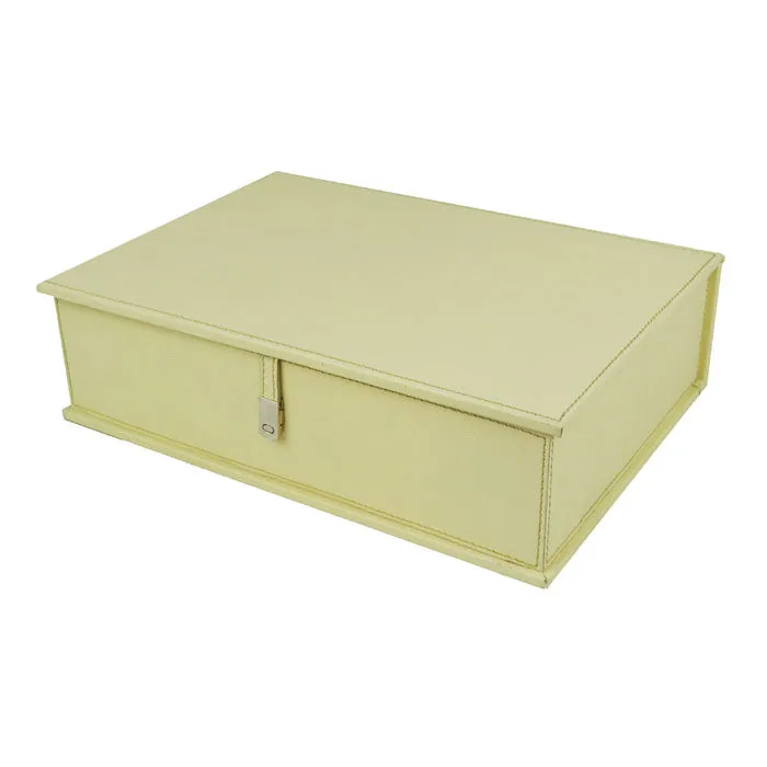 Sleek Rectangle Leather Trinket Box (Available in 5 Colors)
