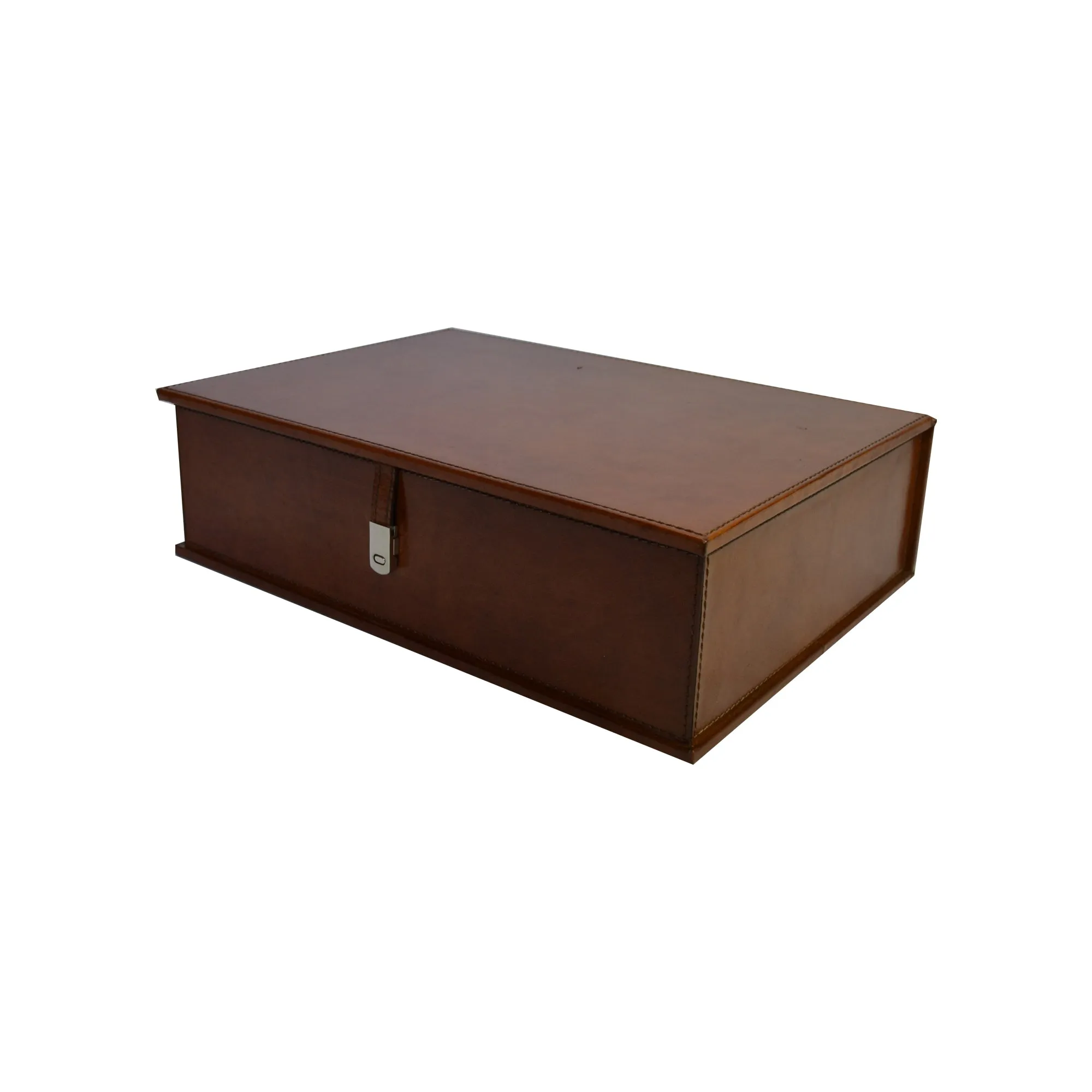 Sleek Rectangle Leather Trinket Box (Available in 5 Colors)
