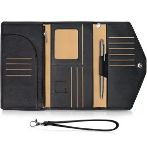 Slim Travel Wallet - Black