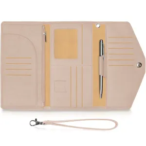 Slim Travel Wallet - Light Pink