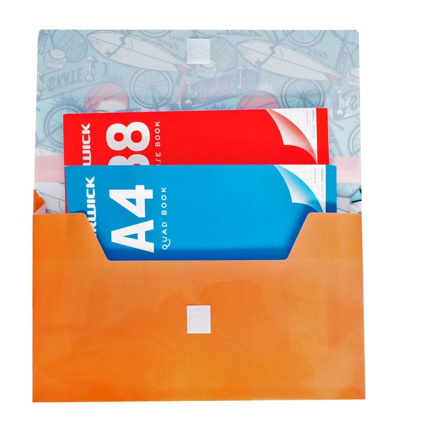 Spencil Document Wallet A4 Large Sports Craze
