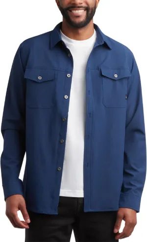 Spyder Mens Long Sleeve Button Down Shirts - Tech Performance Casual Collared Untucked Dress Shirts for Men (Sizes: S-XXL)