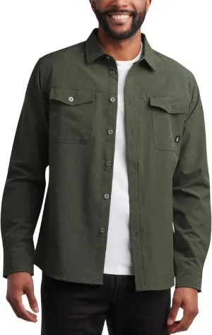Spyder Mens Long Sleeve Button Down Shirts - Tech Performance Casual Collared Untucked Dress Shirts for Men (Sizes: S-XXL)
