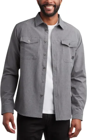 Spyder Mens Long Sleeve Button Down Shirts - Tech Performance Casual Collared Untucked Dress Shirts for Men (Sizes: S-XXL)
