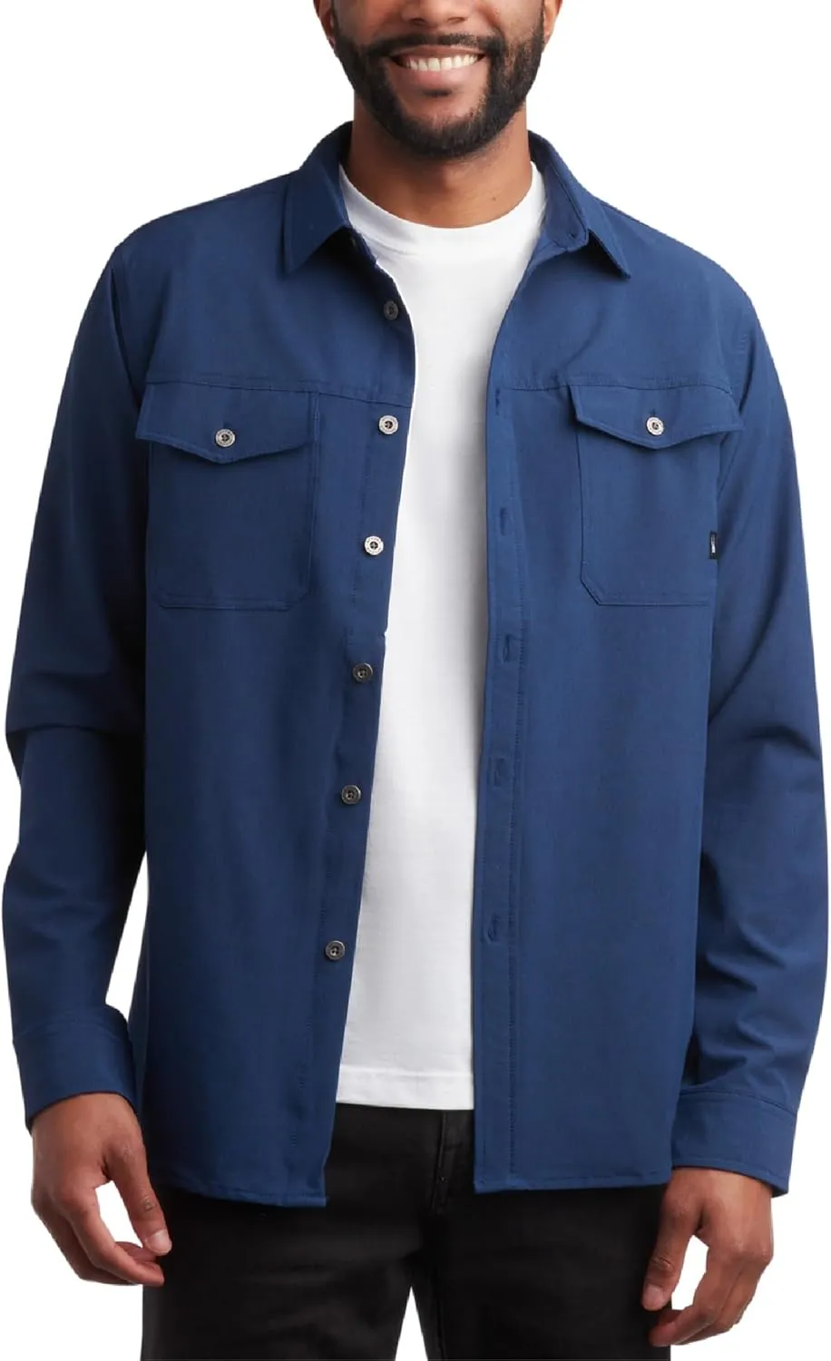 Spyder Mens Long Sleeve Button Down Shirts - Tech Performance Casual Collared Untucked Dress Shirts for Men (Sizes: S-XXL)