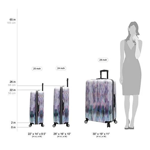 Steve Madden Luggage Collection - 3 Piece Hardside Lightweight