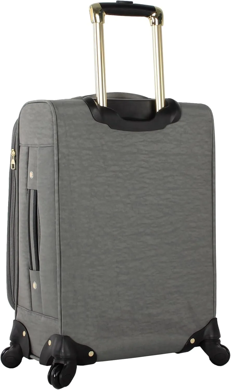 Steve Madden Unisex-Adult (Luggage only) Carry on Bag with Spinner Wheels, Peek-a-Boo Grey, 20in
