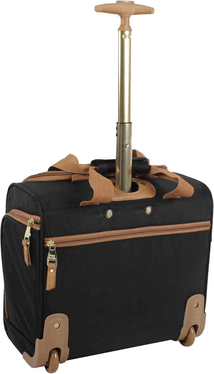 Steve Madden Unisex-Adult (Luggage only) Spinner, Harlo Black, One Size