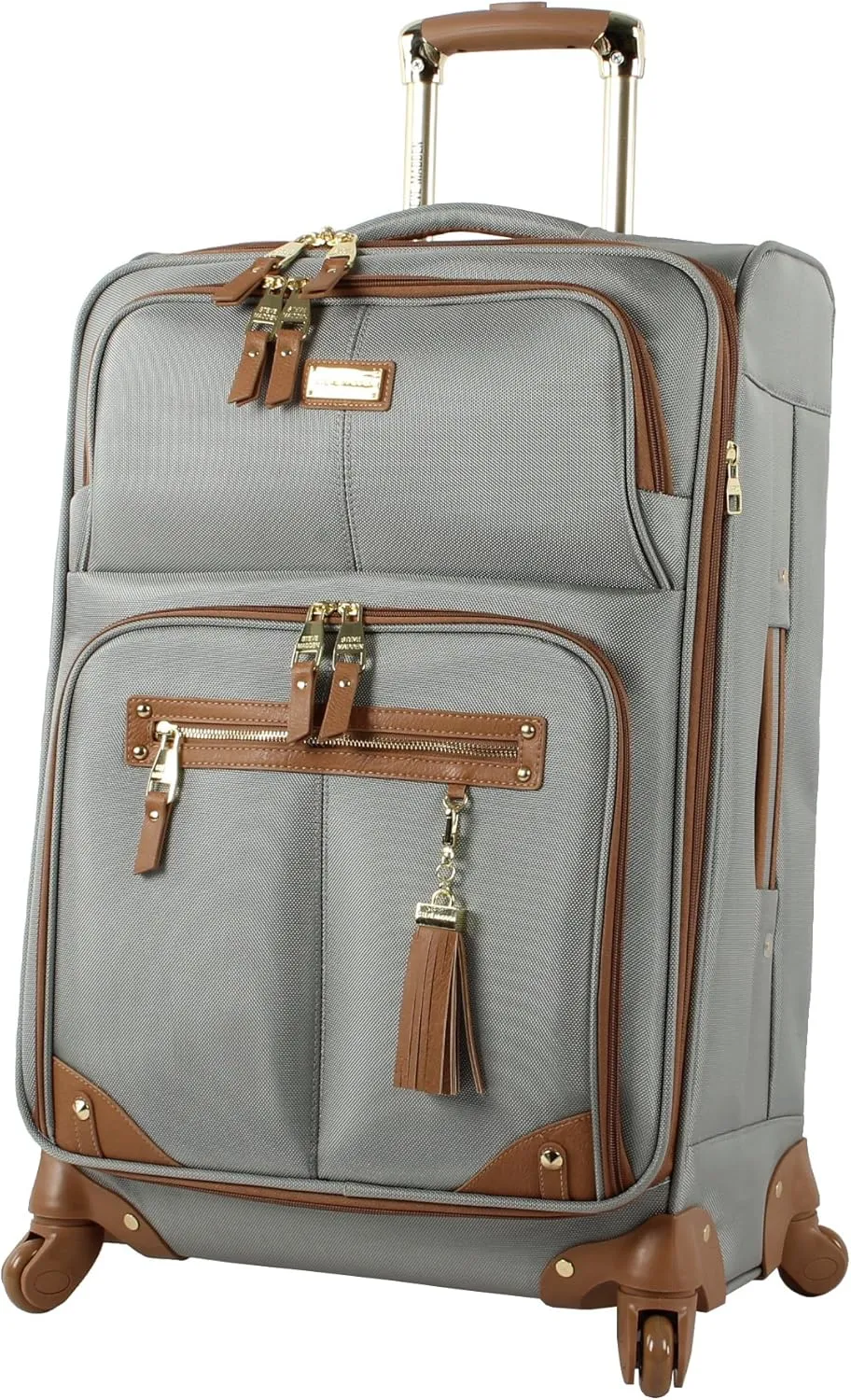 Steve Madden Unisex-Adult (Luggage only) Spinner, Harlo Gray, One Size