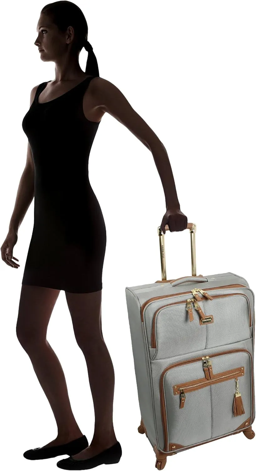 Steve Madden Unisex-Adult (Luggage only) Spinner, Harlo Gray, One Size