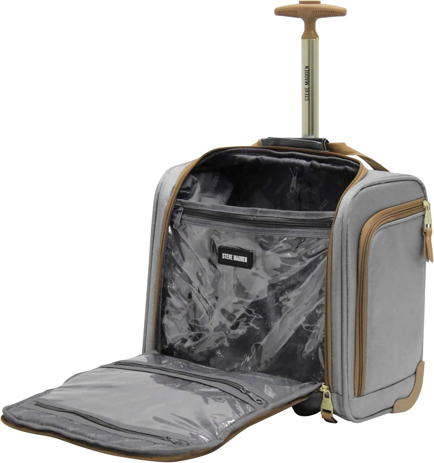 Steve Madden Unisex-Adult (Luggage only) Spinner, Harlo Gray, One Size