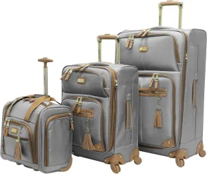 Steve Madden Unisex-Adult (Luggage only) Spinner, Harlo Gray, One Size