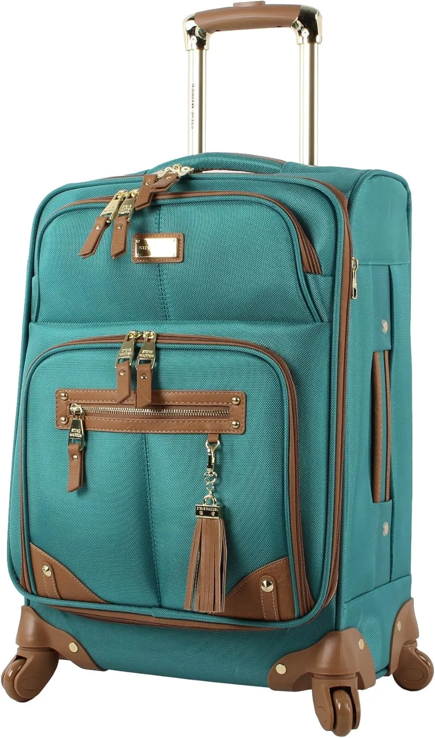 Steve Madden Unisex-Adult (Luggage only) Spinner, Harlo Teal Blue, One Size