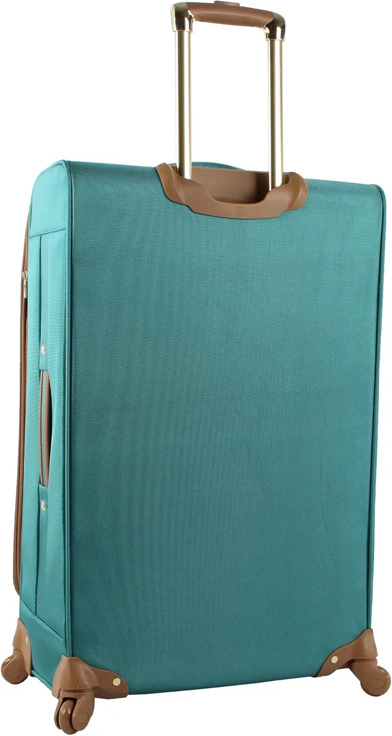 Steve Madden Unisex-Adult (Luggage only) Spinner, Harlo Teal Blue, One Size