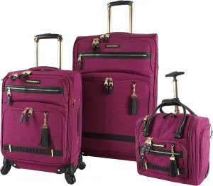 Steve Madden Unisex-Adult (Luggage only) Spinner, Peek-a-Boo Purple, One Size