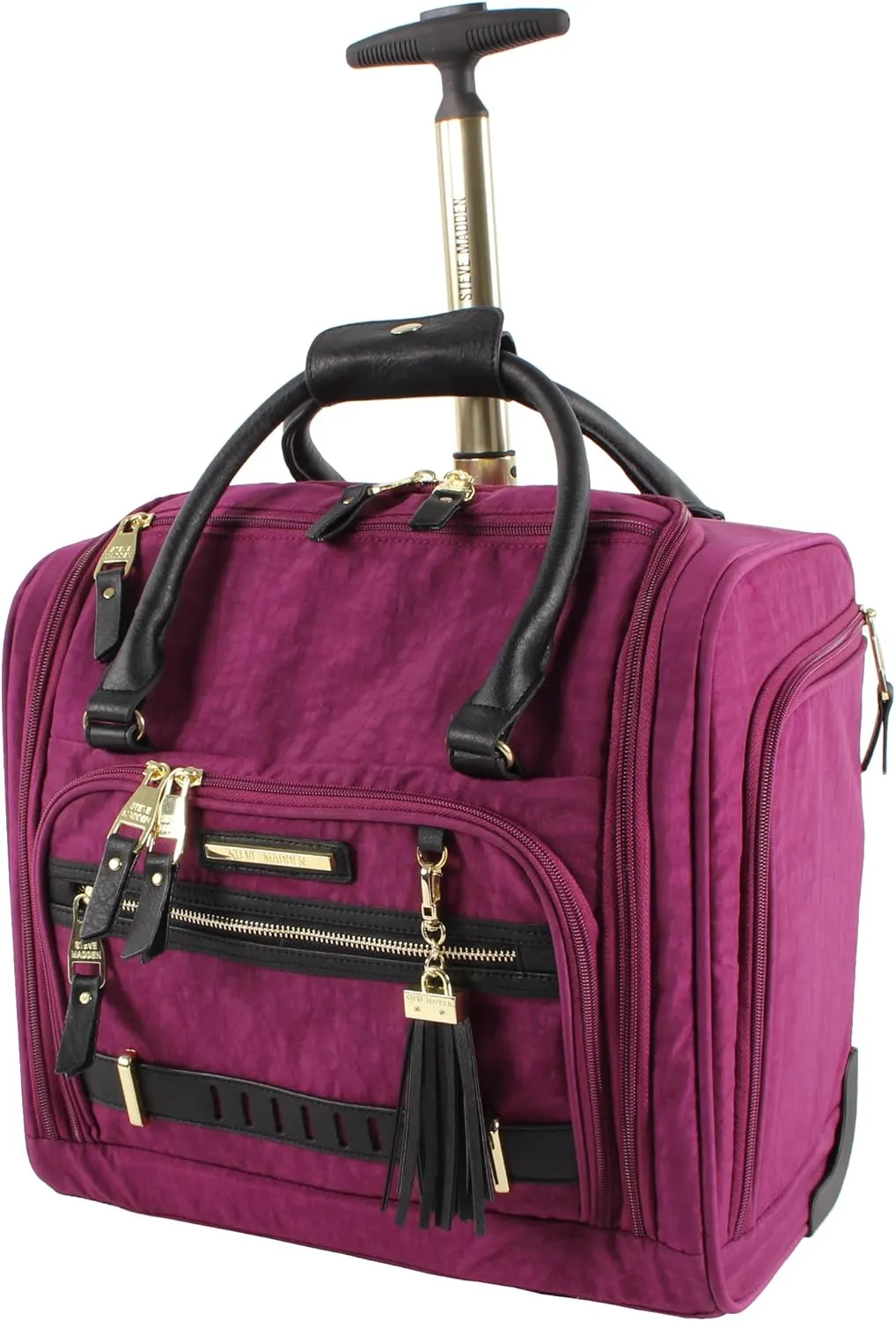 Steve Madden Unisex-Adult (Luggage only) Spinner, Peek-a-Boo Purple, One Size