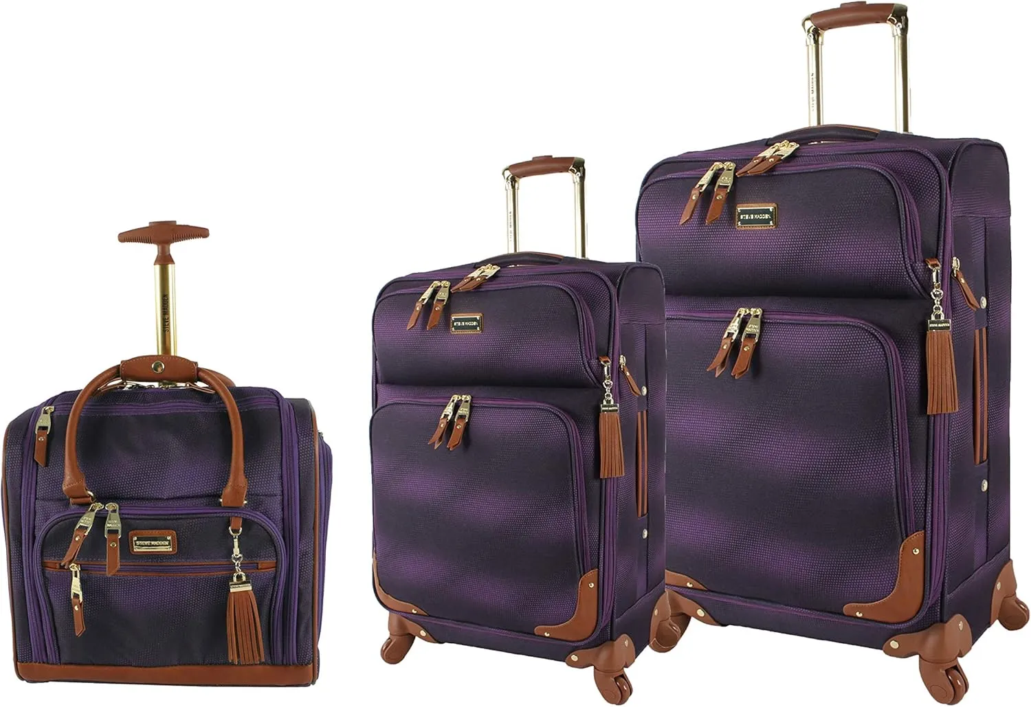 Steve Madden Unisex-Adult (Luggage only) Spinner, Shadow Purple, One Size