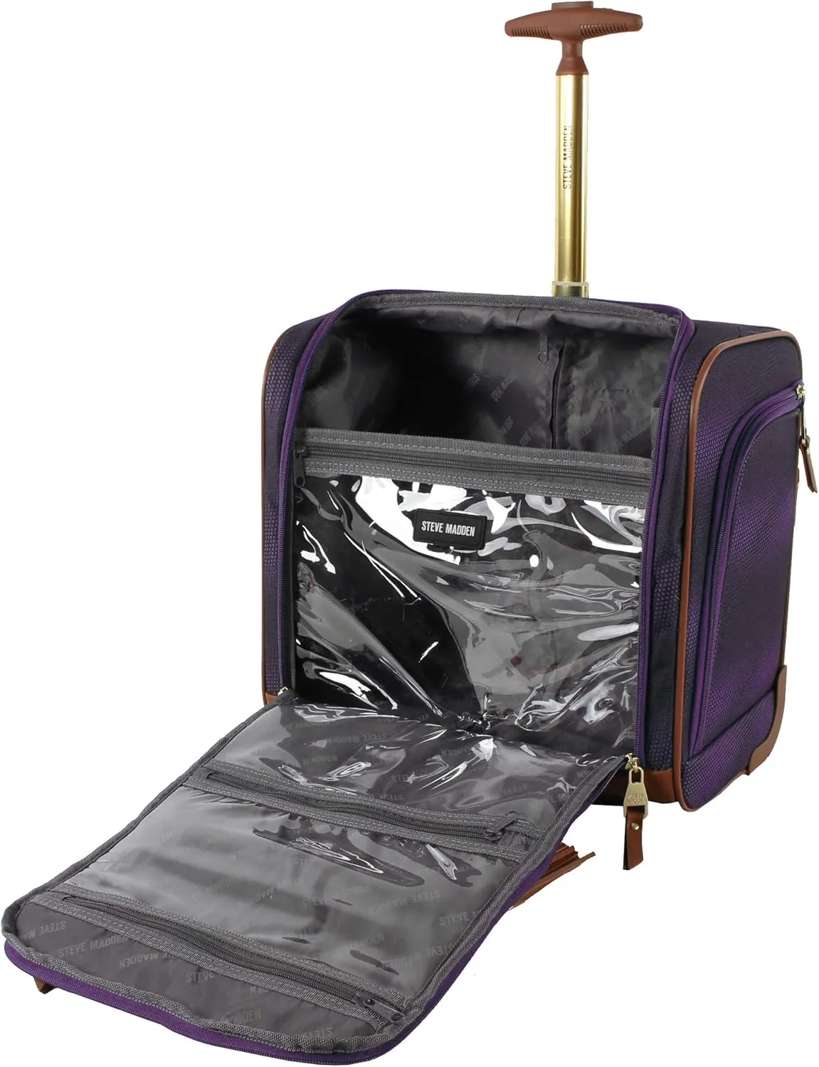 Steve Madden Unisex-Adult (Luggage only) Spinner, Shadow Purple, One Size
