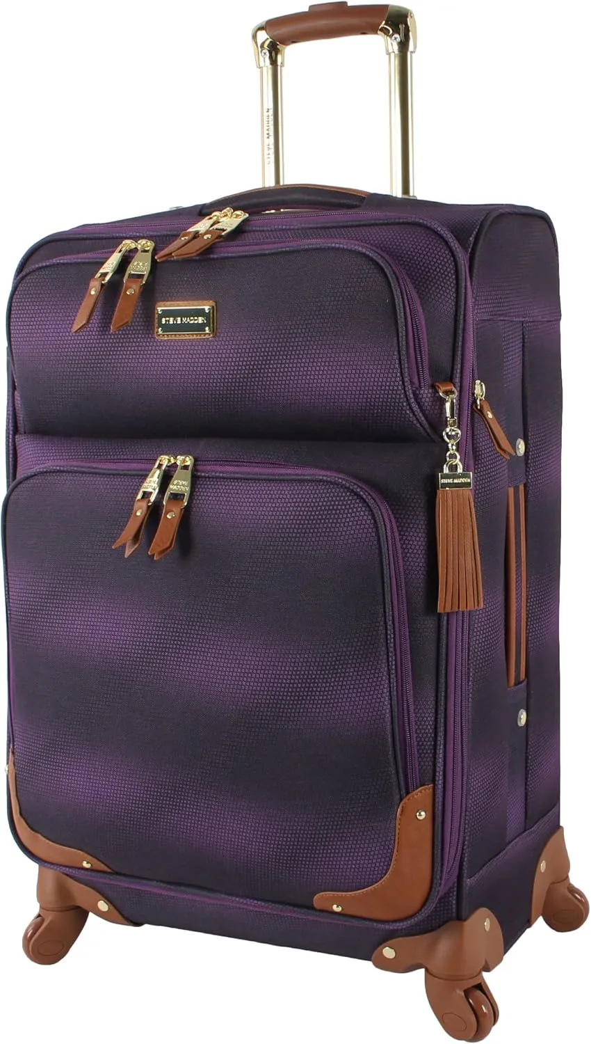 Steve Madden Unisex-Adult (Luggage only) Spinner, Shadow Purple, One Size