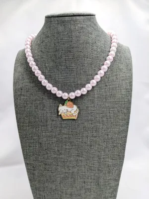 Strawberry Short-Cat Necklace